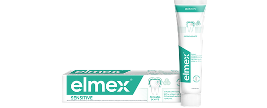 Зубная паста для чувствительных зубов Elmex Sensitive с амином и фторидом