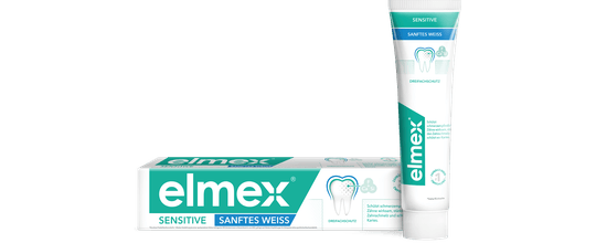 Зубная паста для чувствительных зубов elmex Сенситив Отбеливающая Отбеливающая зубная паста для чувствительных зубов elmex Sensitive